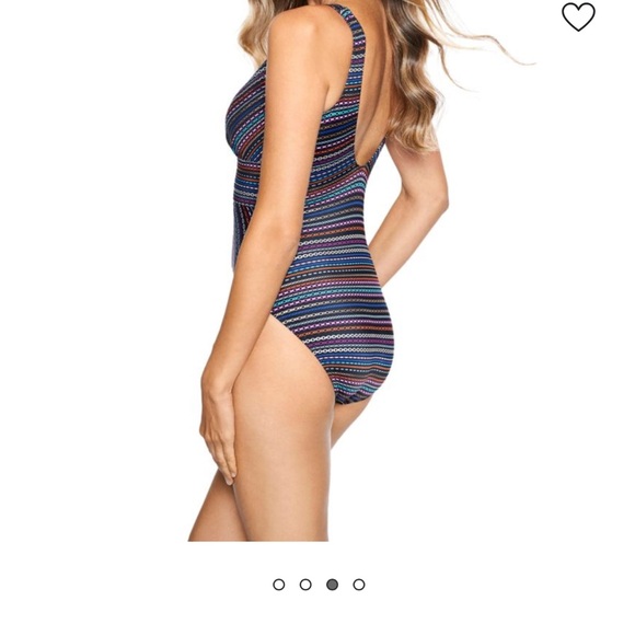 Miraclesuit Odyssey Shimmer Links One Piece Swimsuit NWOT, Size 14 - Picture 2 of 13